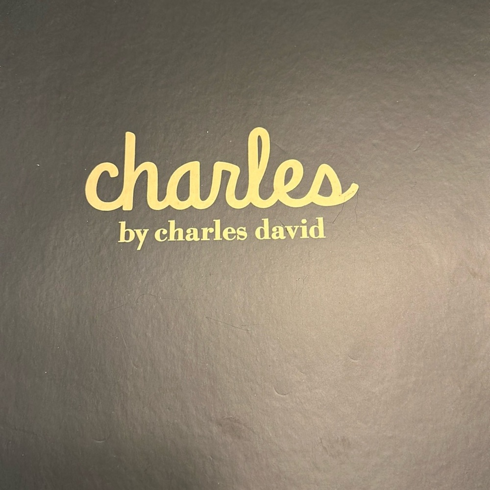 Charles David Open Toe Bootie , Black, Size 9 - image 1